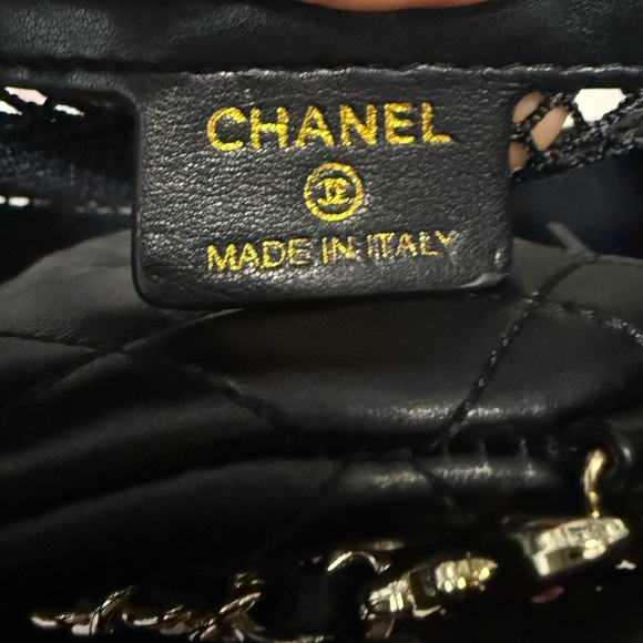 Chanel Black and Gold Mesh Half Moon Shoulder Bag NWT VIP GIFT WITH PURCHASE GWP - Picture 10 of 12